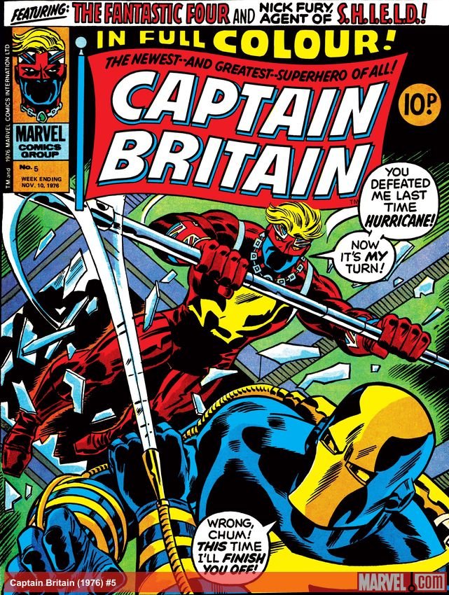 Cover of Captain Britain (1976) - #5