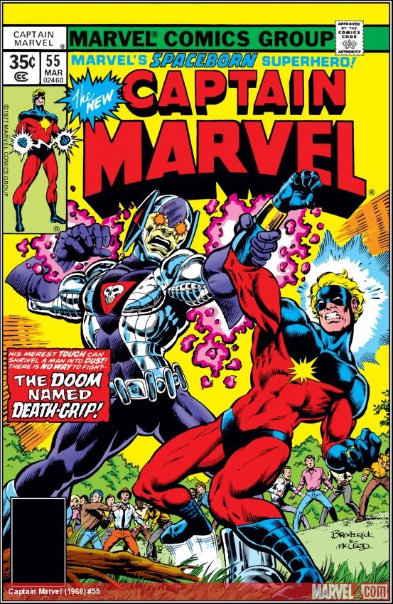 Cover of Captain Marvel (1968) - #55