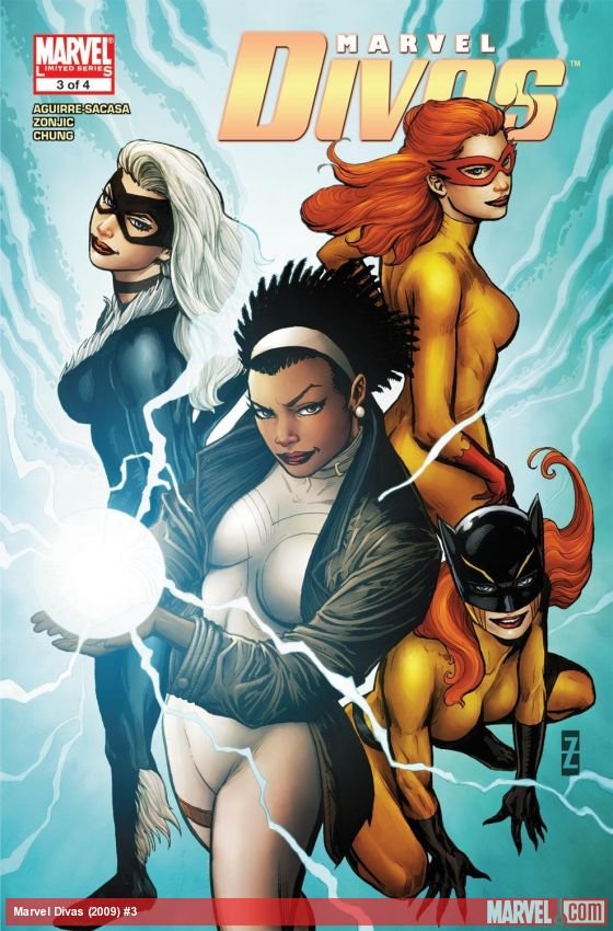 Cover of Marvel Divas (2009) - #3