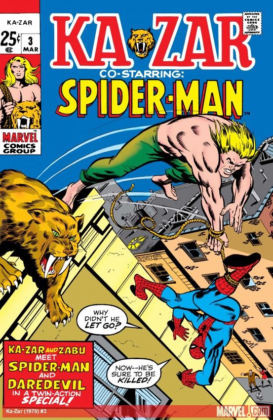 Cover of Ka-Zar (1970) - #3