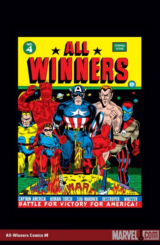 Cover of All-Winners Comics (1941) - #4