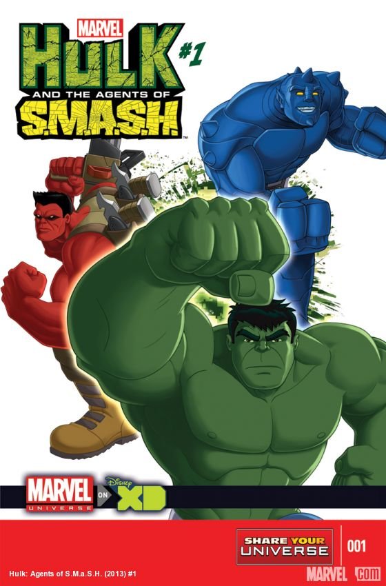Cover of Marvel Universe Hulk: Agents Of S.m.a.s.h. (2013) - #1
