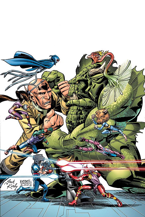 Cover of Jack Kirby's Galactic Bounty Hunters (2006) - #4