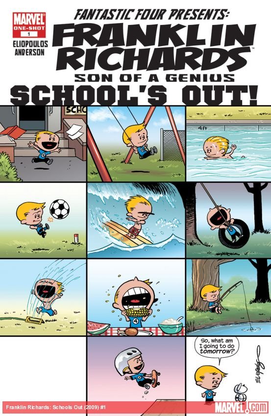 Cover of Franklin Richards: School's Out (2009) - #1
