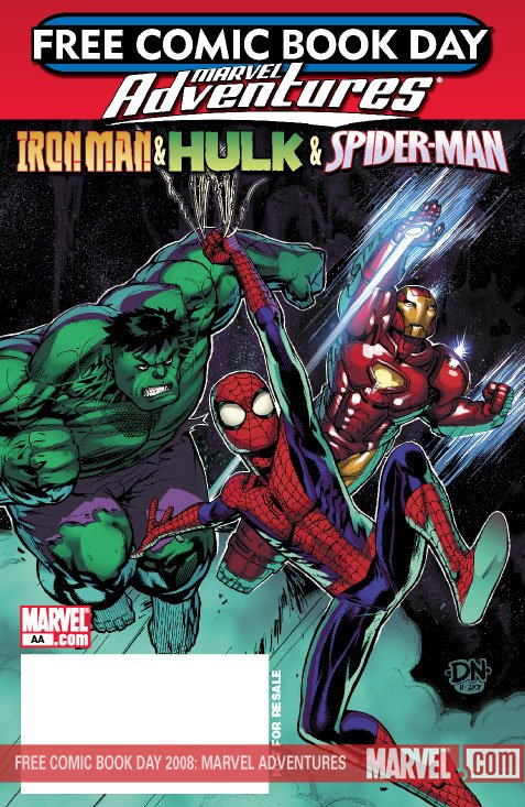 Cover of Free Comic Book Day 2008: Marvel Adventures Iron Man (2008) - #1