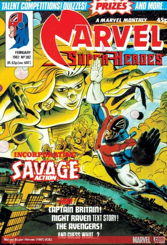 Cover of Marvel Super-Heroes Uk (1979) - #382