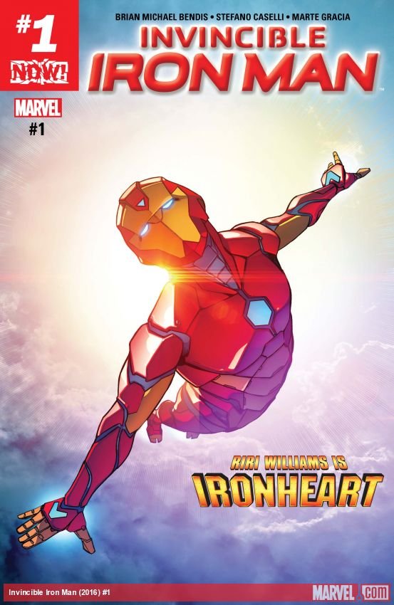 Cover of Invincible Iron Man (2016) - #1