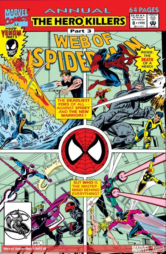 Cover of Web Of Spider-Man Annual (1985) - #8