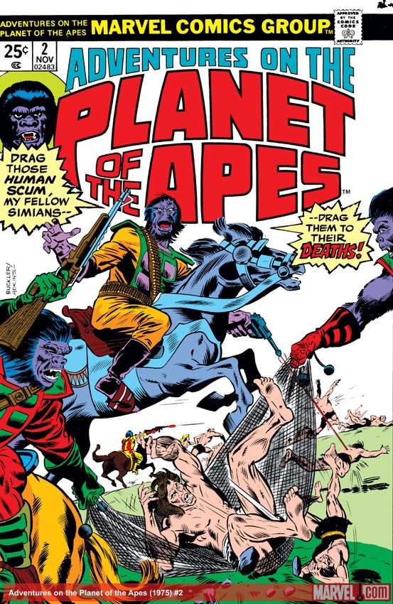 Cover of Adventures On The Planet Of The Apes (1975) - #2