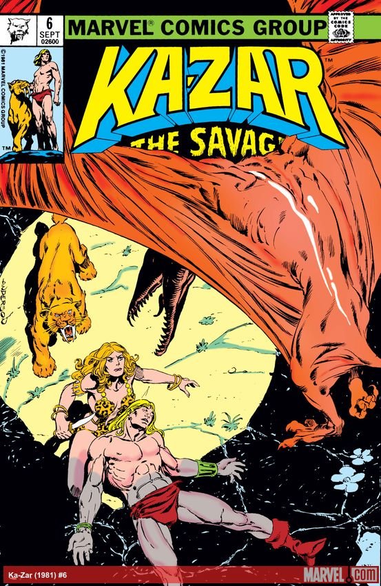 Cover of Ka-Zar The Savage (1981) - #6