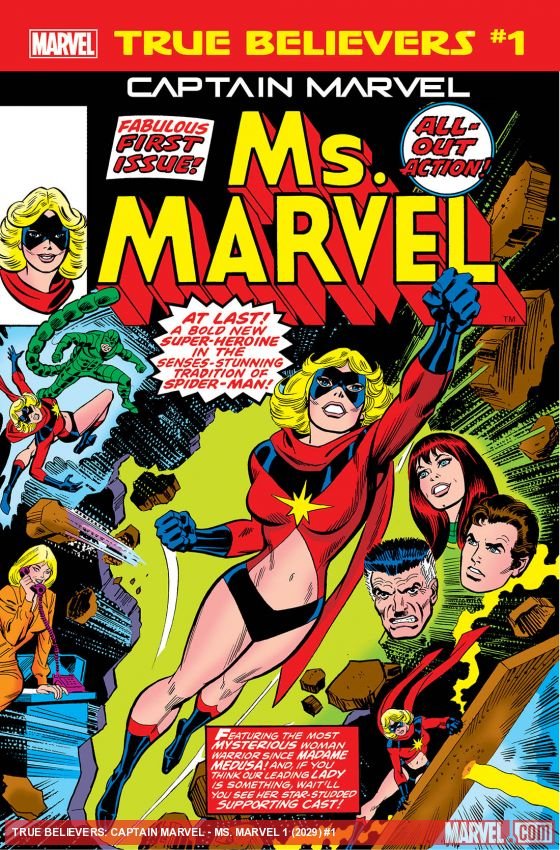 Cover of True Believers: Captain Marvel - Ms. Marvel (2019) - #1