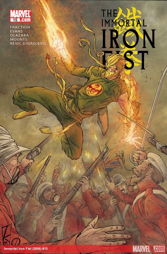Cover of The Immortal Iron Fist (2006) - #15