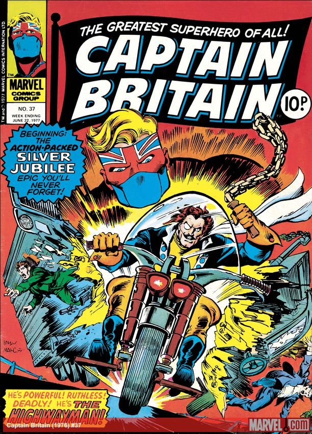 Cover of Captain Britain (1976) - #37