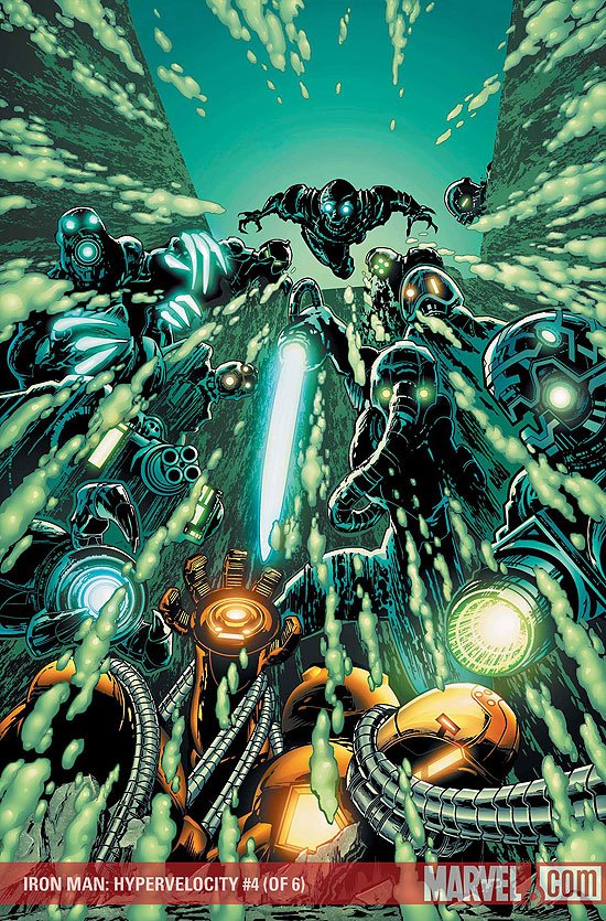 Cover of Iron Man: Hypervelocity (2007) - #4
