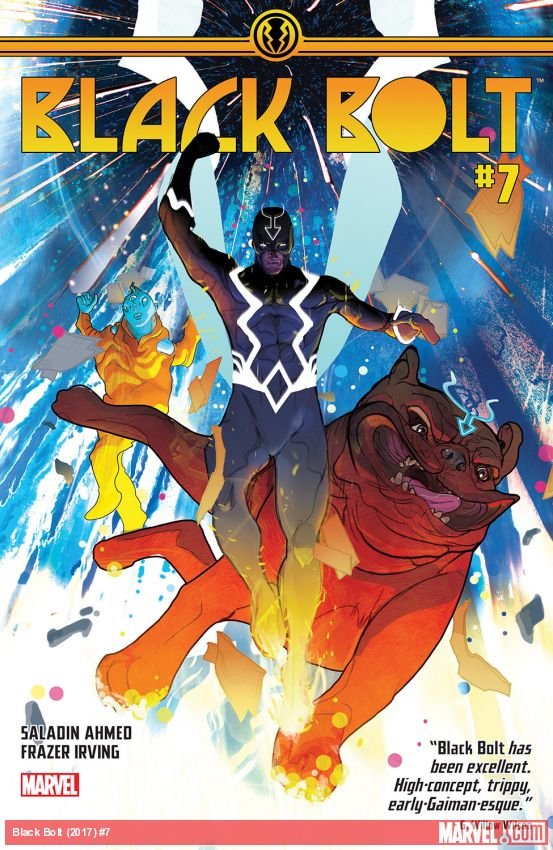 Cover of Black Bolt (2017) - #7