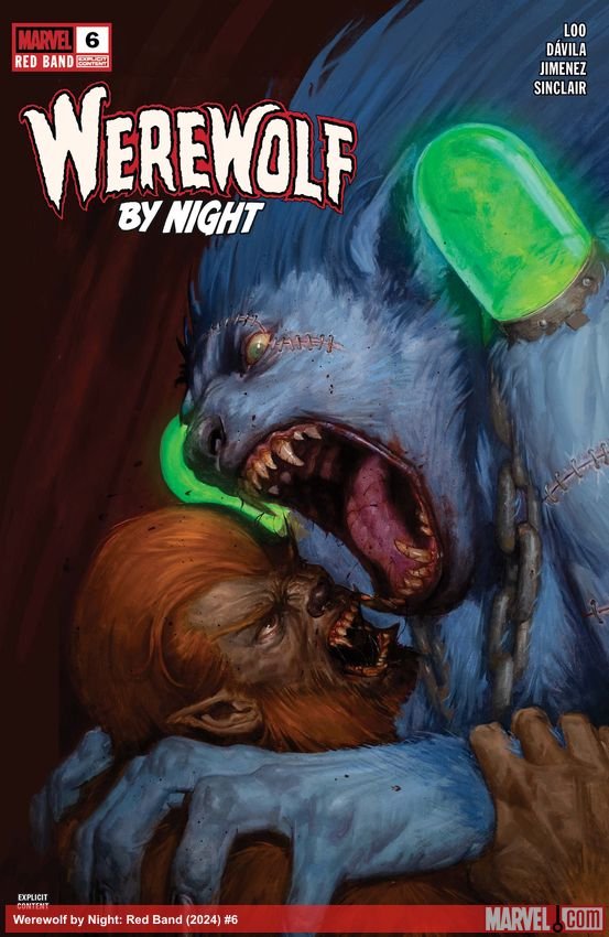 Cover of Werewolf By Night: Red Band (2024) - #6