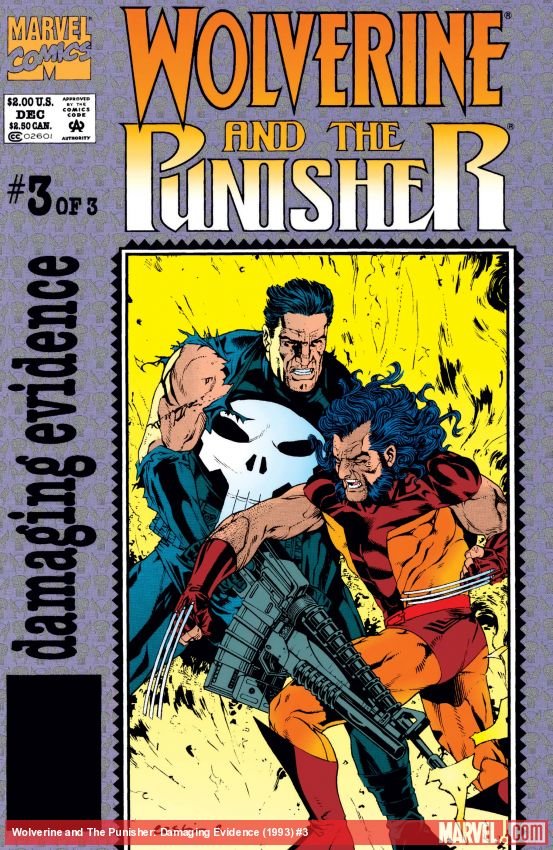 Cover of Wolverine/Punisher: Damaging Evidence (1993) - #3