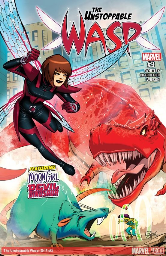 Cover of The Unstoppable Wasp (2017) - #3