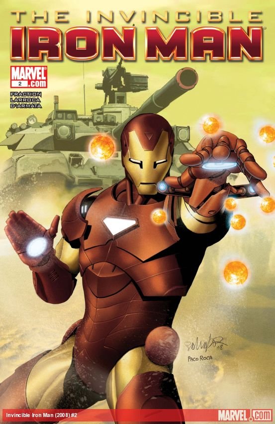 Cover of Invincible Iron Man (2008) - #2