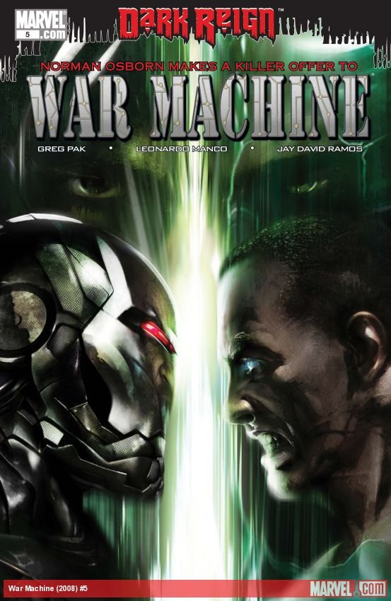 Cover of War Machine (2008) - #5