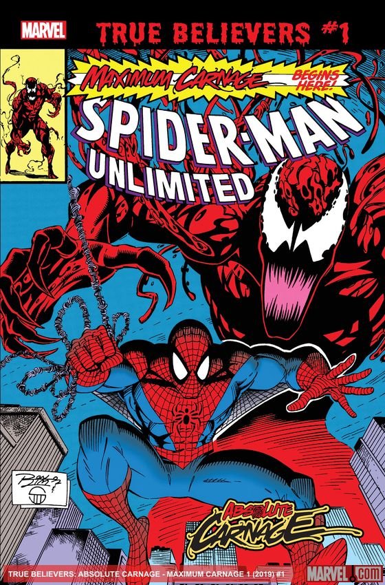 Cover of True Believers: Absolute Carnage - Maximum Carnage (2019) - #1