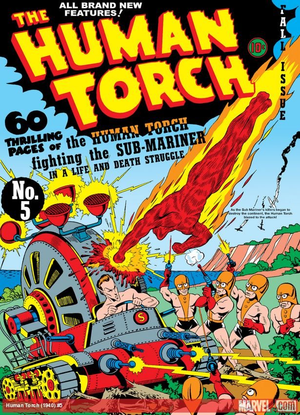 Cover of Human Torch Comics (1940) - #5