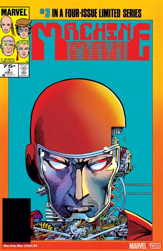 Cover of Machine Man (1984) - #3