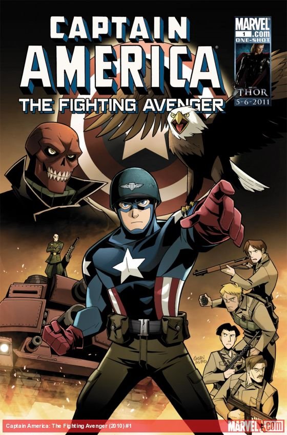 Cover of Captain America: Fighting Avenger (2011) - #1