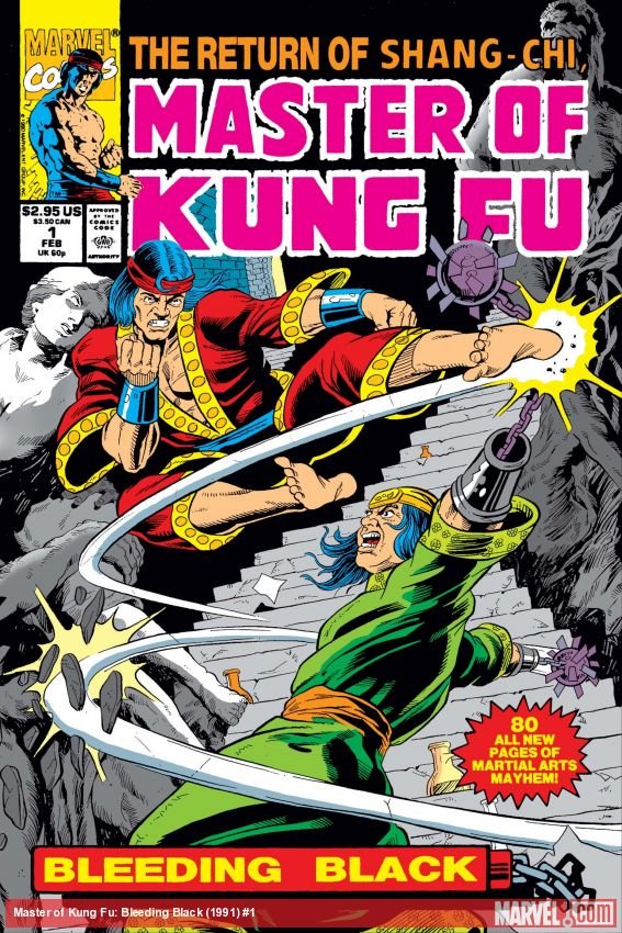Cover of Master Of Kung Fu: Bleeding Black (1991) - #1