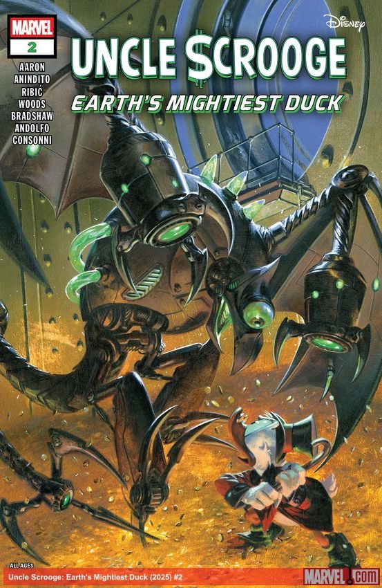 Cover of Uncle Scrooge: Earth's Mightiest Duck (2025) - #2