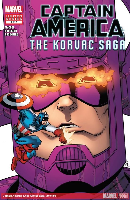 Cover of Captain America & The Korvac Saga (2010) - #4