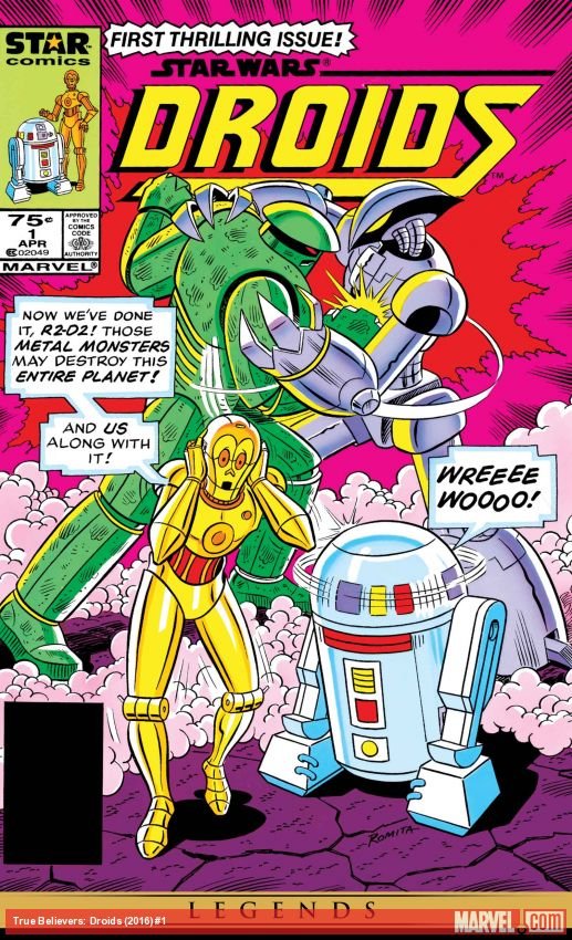 Cover of True Believers: Droids (2016) - #1