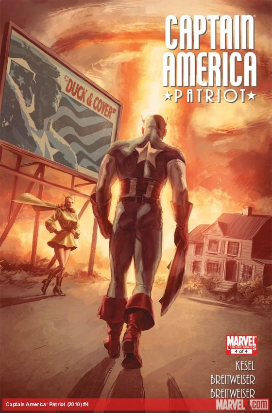 Cover of Captain America: Patriot (2010) - #4