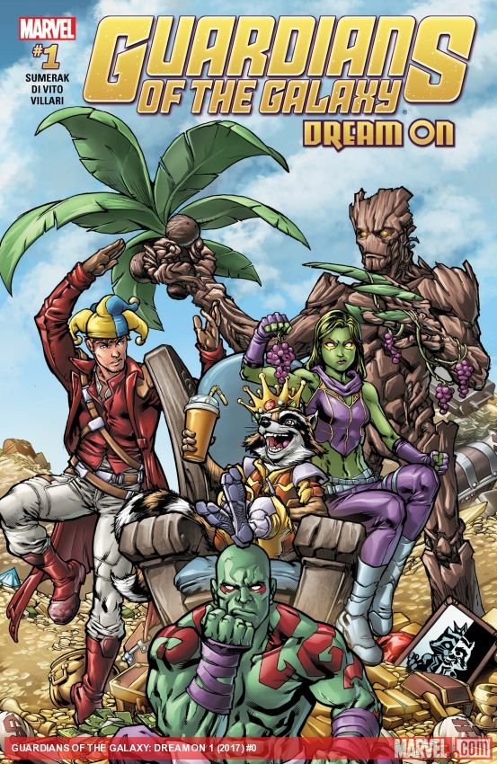 Cover of Guardians Of The Galaxy: Dream On (2017) - #1
