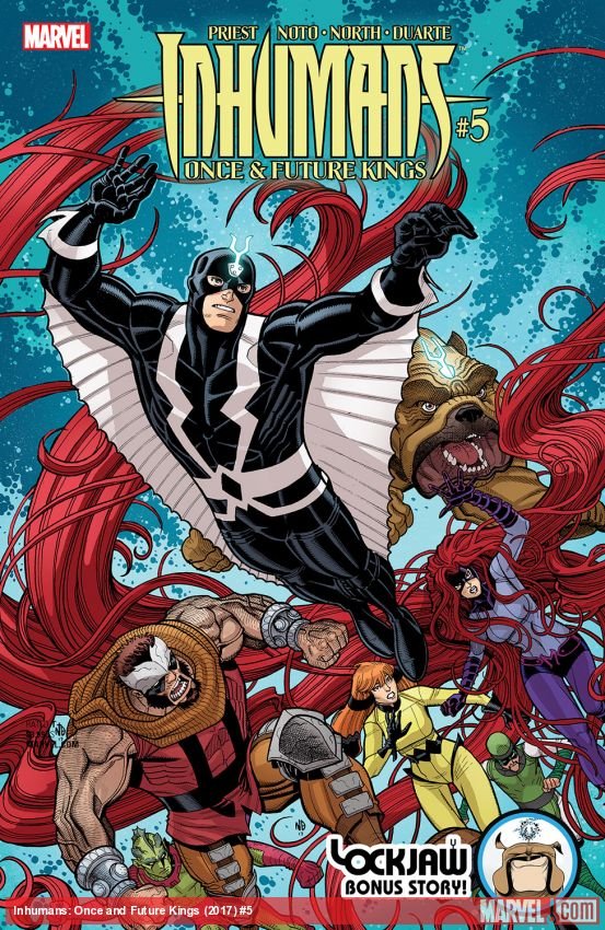 Cover of Inhumans: Once And Future Kings (2017) - #5