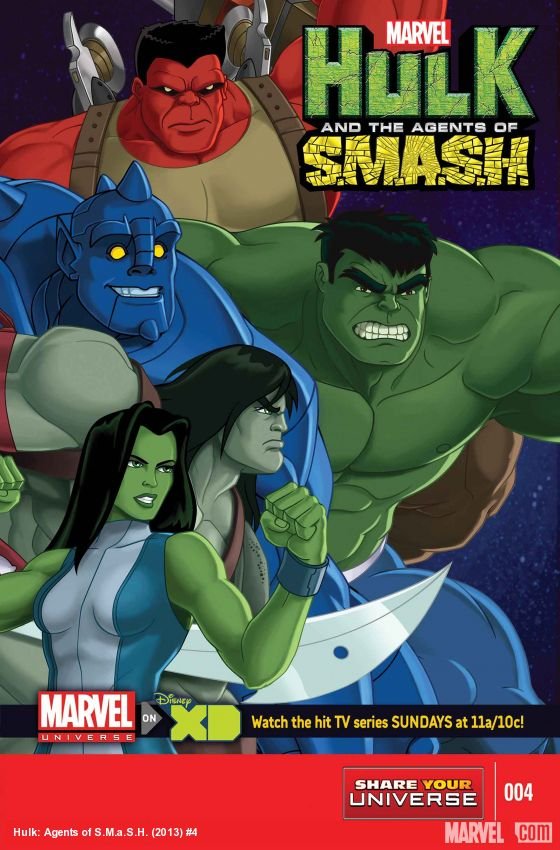 Cover of Marvel Universe Hulk: Agents Of S.m.a.s.h. (2013) - #4