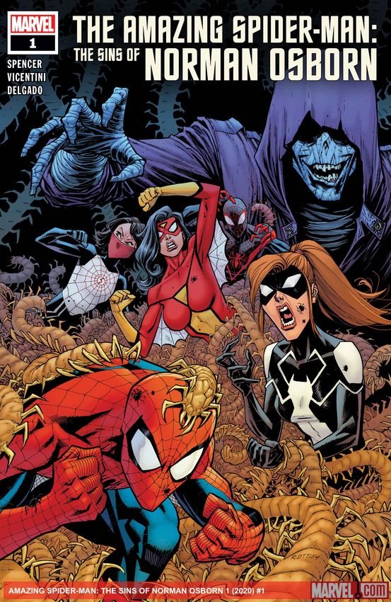 Cover of Amazing Spider-Man: The Sins Of Norman Osborn (2020) - #1