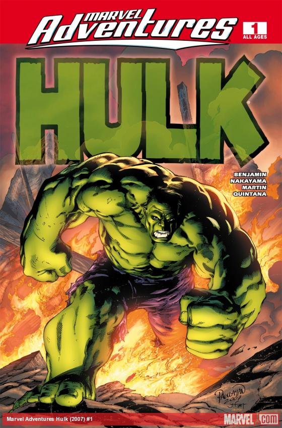 Cover of Marvel Adventures Hulk (2007) - #1