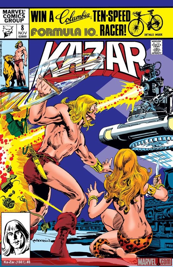 Cover of Ka-Zar The Savage (1981) - #8