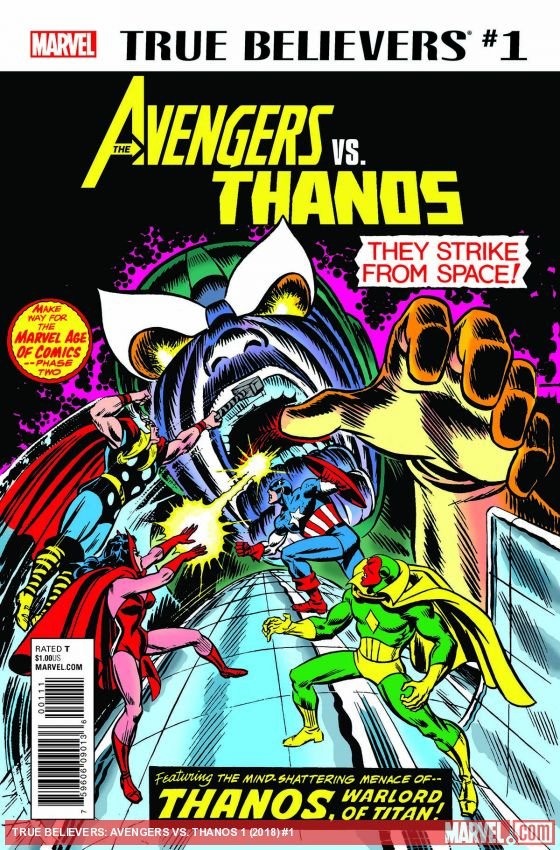 Cover of True Believers: Avengers Vs. Thanos (2018) - #1