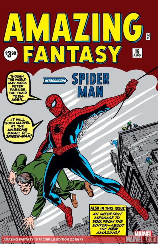 Cover of Amazing Fantasy (1962) - #1