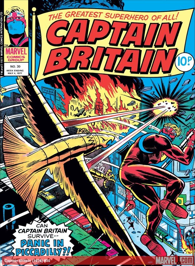 Cover of Captain Britain (1976) - #30
