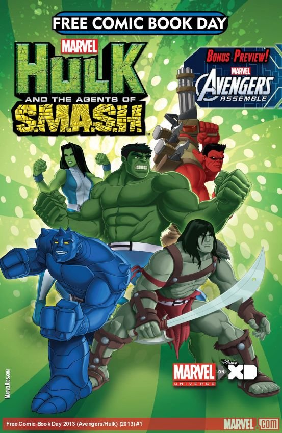 Cover of Free Comic Book Day 2013 (Avengers/Hulk) (2013) - #1