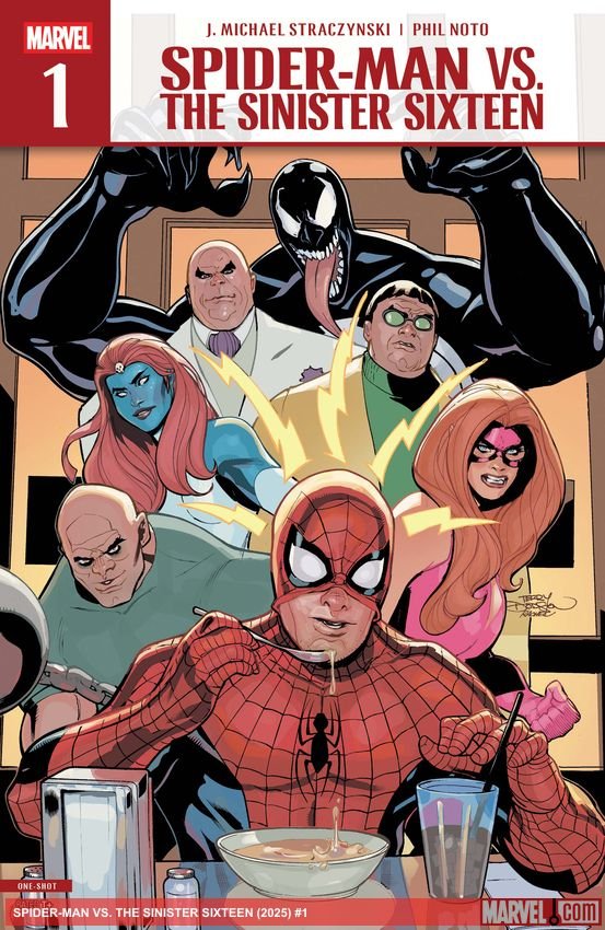 Cover of Spider-Man Vs. The Sinister Sixteen (2025) - #1