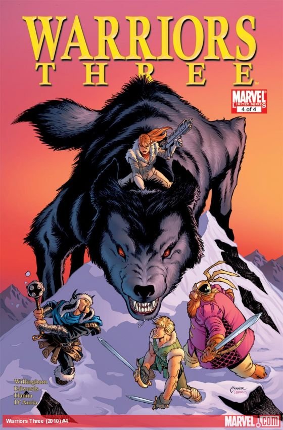 Cover of Warriors Three (2010) - #4