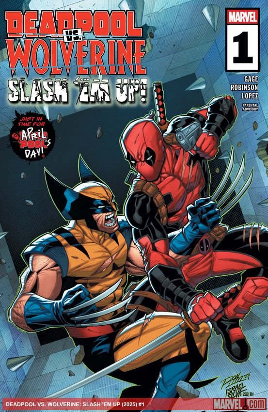 Cover of Deadpool vs. Wolverine: Slash 'Em Up (2025) - #1