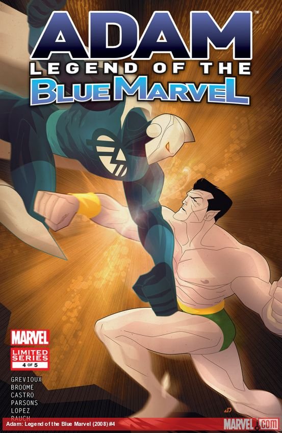 Cover of Adam: Legend Of The Blue Marvel (2008) - #4