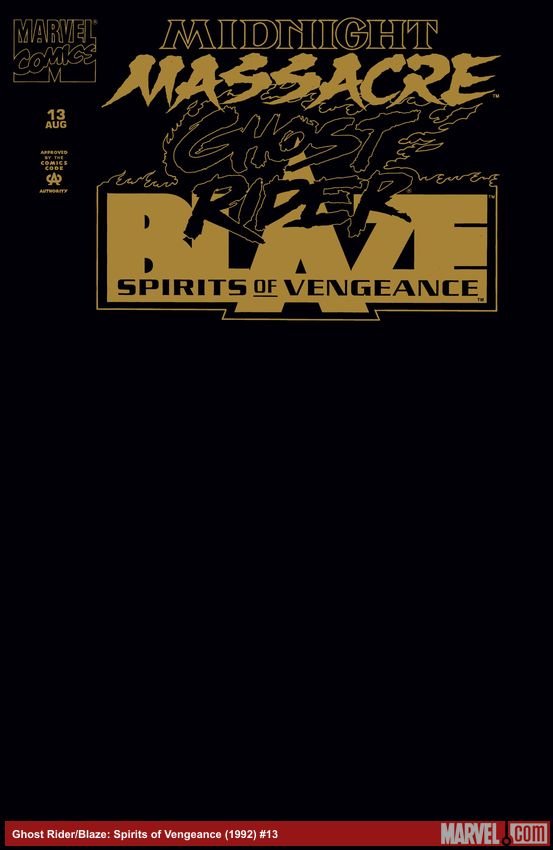 Cover of Ghost Rider/Blaze: Spirits Of Vengeance (1992) - #13