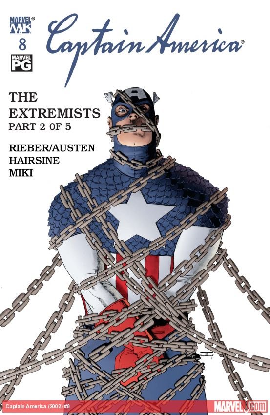 Cover of Captain America (2002) - #8