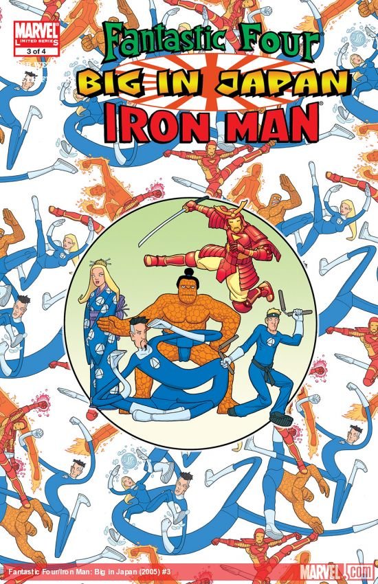 Cover of Fantastic Four/Iron Man: Big In Japan (2005) - #3